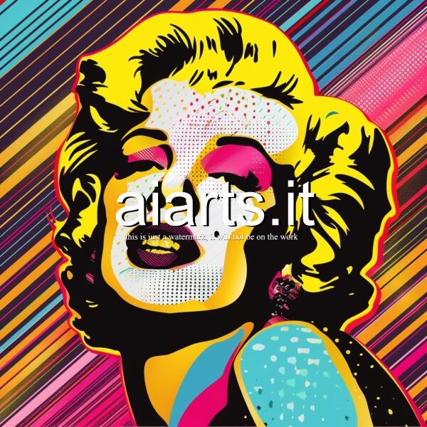 another marilyn monroe popart paint