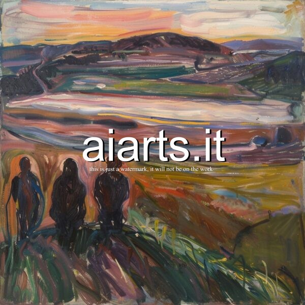 edvard munch revisited paint of a large landscape