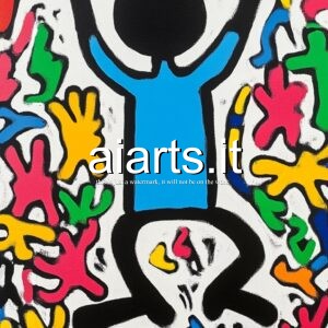 keith haring revisited masterpiece white