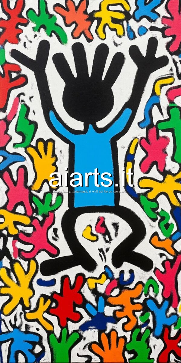 keith haring revisited masterpiece white