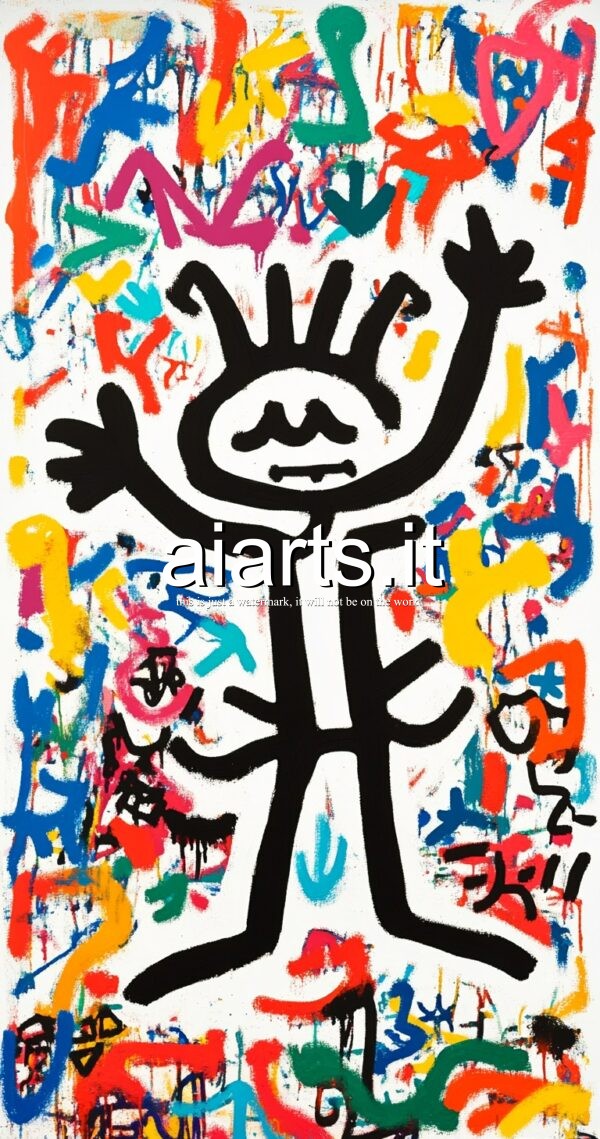 keith haring revisited masterpiece white